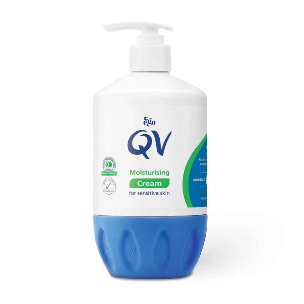 کرم مرطوب کننده پوست حساس کیووی QV حجم 500 میل