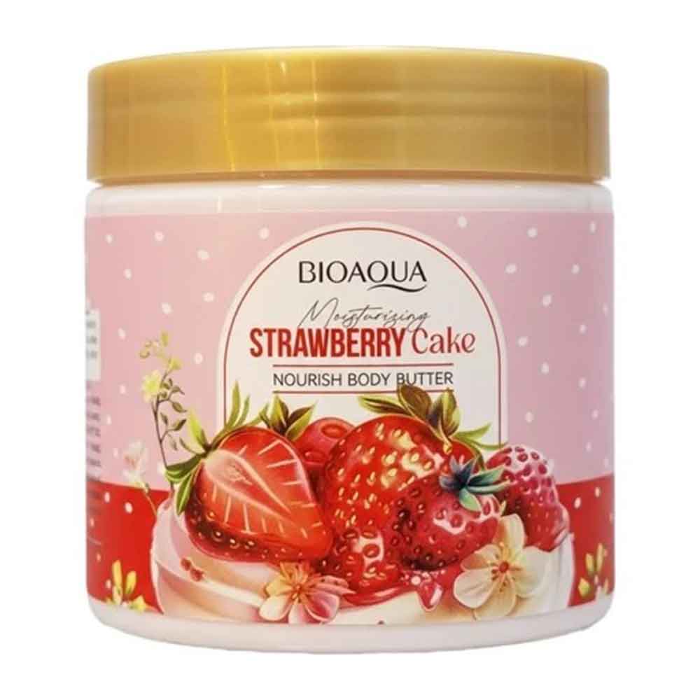 کره بدن توت فرنگی حجم ۲۰۰ گرم مرطوب‌کننده عمیق