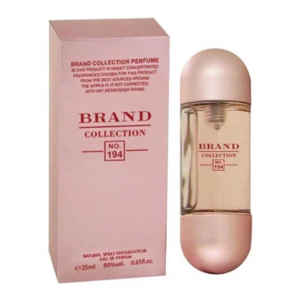 عطر ادوپرفیوم زنانه برند کالکشن مدل 194 حجم ۲۵ میل شیرین گرم
