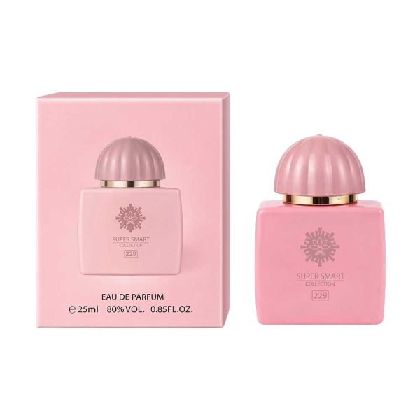 عطر زنانه آمواج گایدنس اسمارت کد 229 سوپر اسمارت 25 میل با شیشه و جعبه صورتی